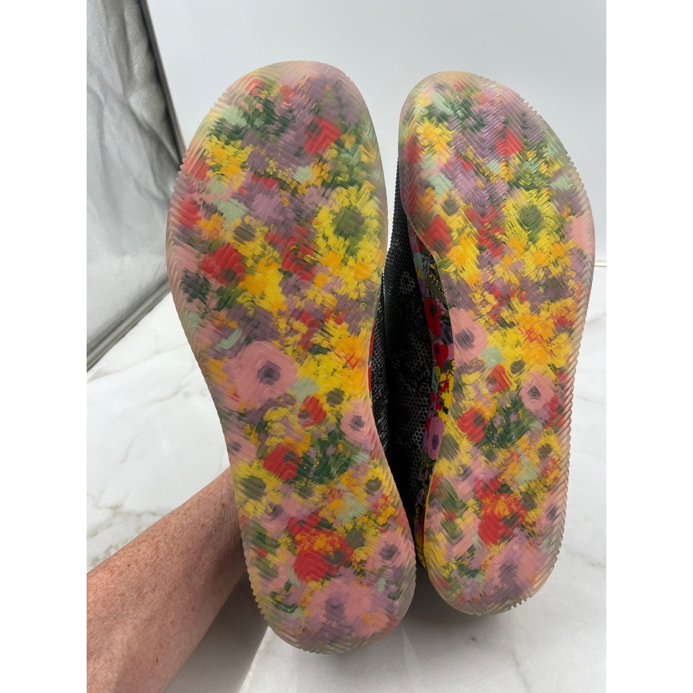 NOBULL Court Mid-Top Shoe Men 16 Women 17.5 Black White Floral SuperFabric  NWT - Picture 13 of 15